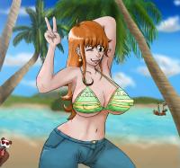 Free Hentai Western Gallery: [Jigin] On The Beach (One Piece)