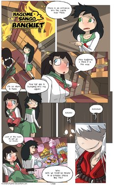 [MyFetishSituation] Kagome and Sango Banquet (Inuyasha)
