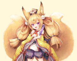 [Mofumofuen (Sorairo Len)] Sondai na Daiyouko no Izuna-chan ga Okusuri o Nonde shimatte... (Ayakashi Rumble!)