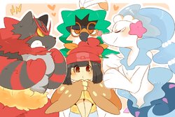 Free Hentai Non-H Gallery: [Hyaku] サンムーン御三家まとめ。 (Pokemon)