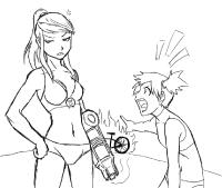 Free Hentai Misc Gallery: [Aesir] Samus Caught A Misty (Metroid, Pokemon)