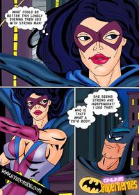 Free Hentai Western Gallery: Hungry Huntress and horny Batman meet for hot sex