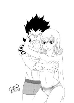 Free Hentai Doujinshi Gallery: [Cashew] ガジジュビ漫画 (Fairy Tail)