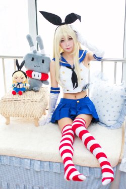 Free Hentai Cosplay Gallery: [CN:汐晴 Qing] Shimakaze - Kantai Collection